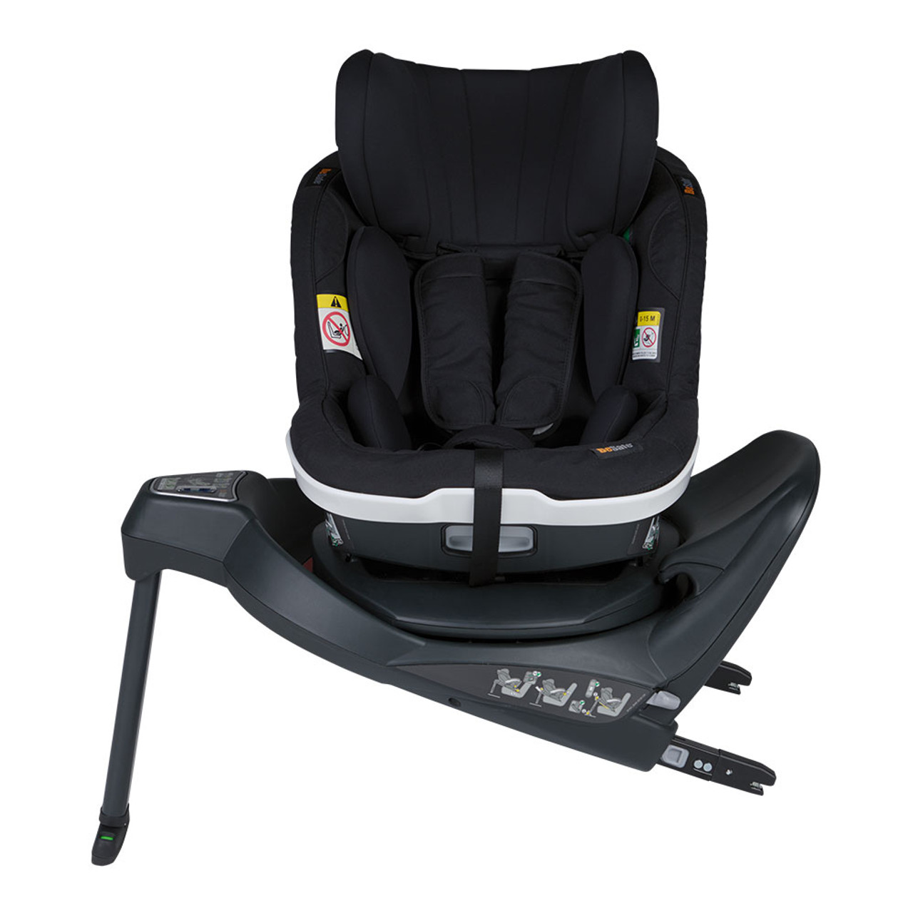 Scaun auto pentru copii BeSafe iZi Turn i-Size rotativ 6 luni-4 ani - Black