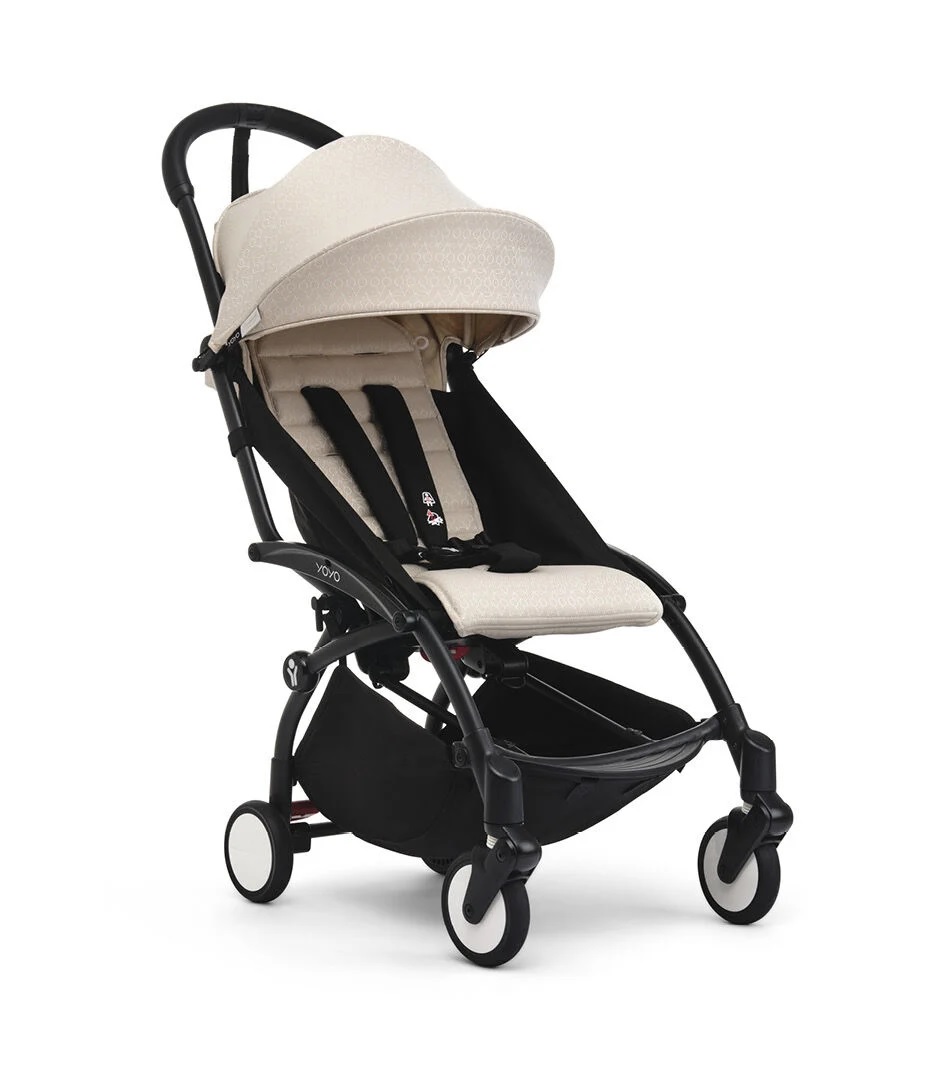 Carucior pentru copii Stokke® YOYO³ cadru negru 6 luni+ - Bonpoint Beige
