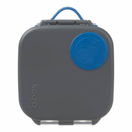 Lunchbox mini compartimentat B.Box – Gri/Albastru