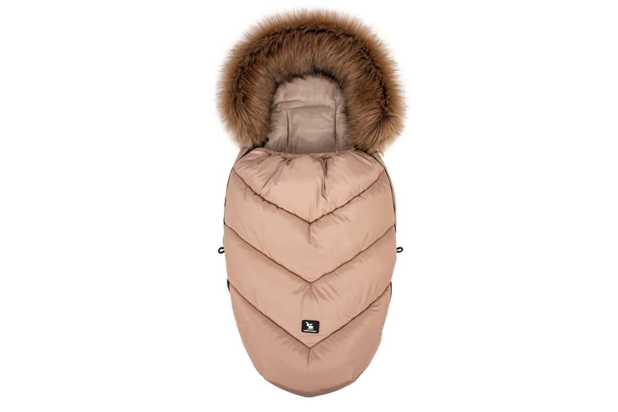 Sac de iarna pentru carucior 0-36 luni Yukon Cottonmoose – Camel