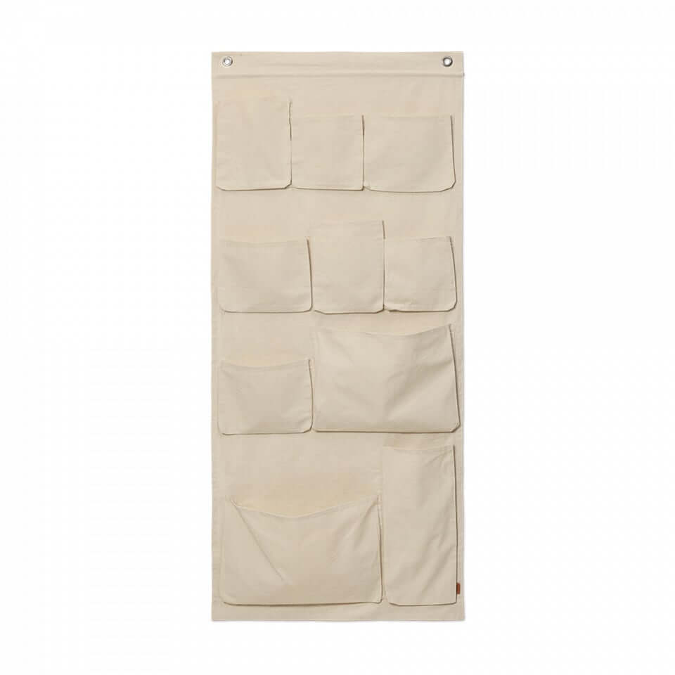 Organizator de perete din Canvas Ferm Living - Off White