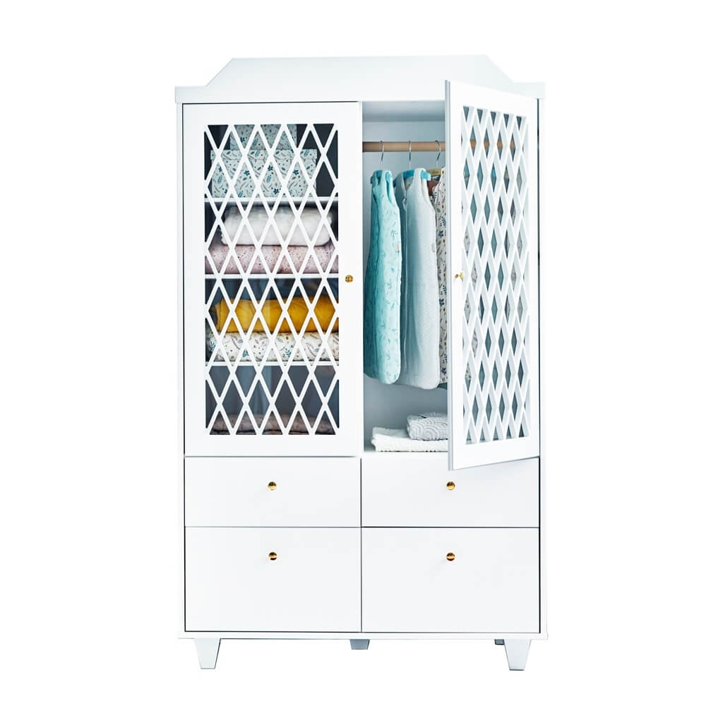 Dulap Harlequin Cam Cam - White