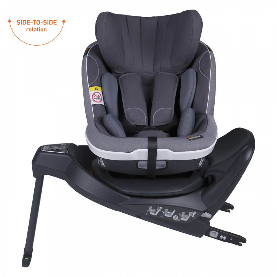 Scaun auto pentru copii BeSafe iZi Twist i-Size 60-105 cm - Metallic Mélange