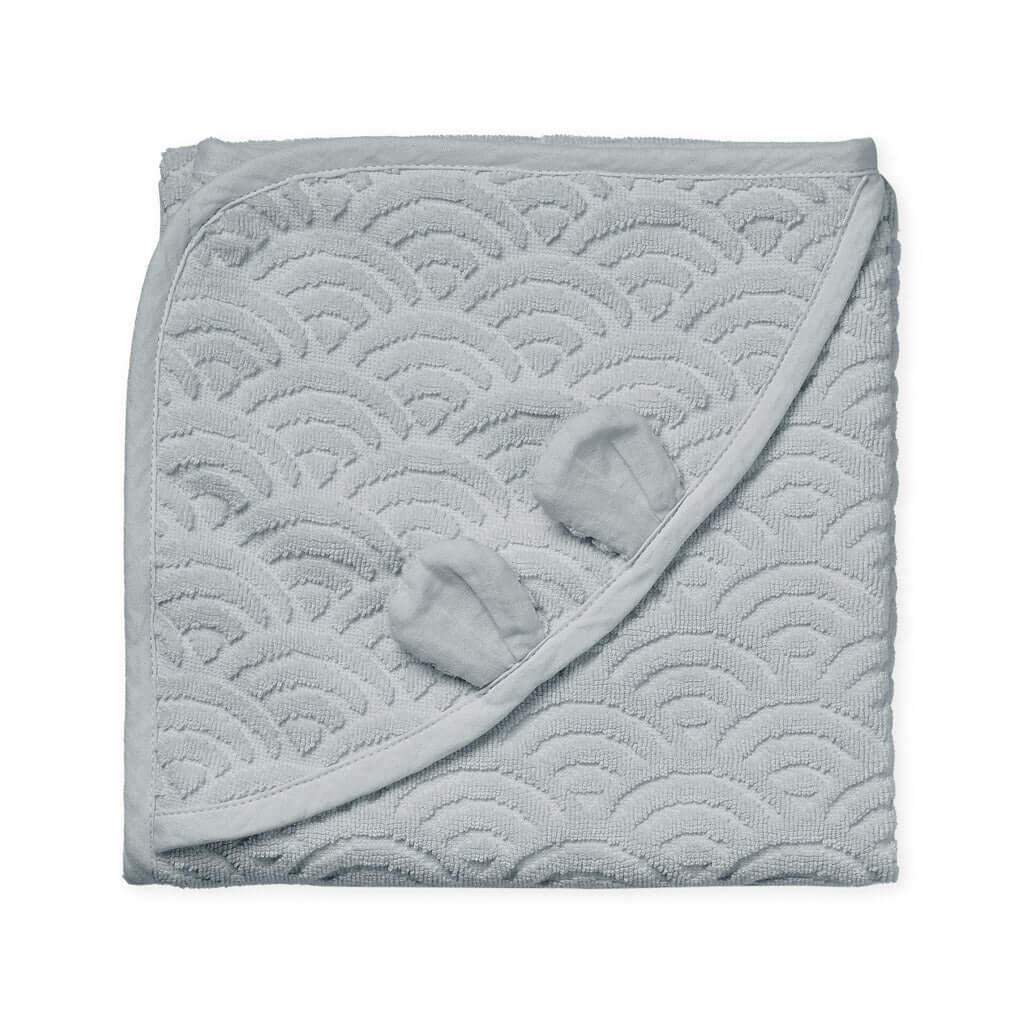 Prosop Baby cu gluga si urechi Cam Cam - Classic Grey