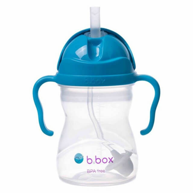 Cana cu pai pentru bebelusi B.Box - Albastru