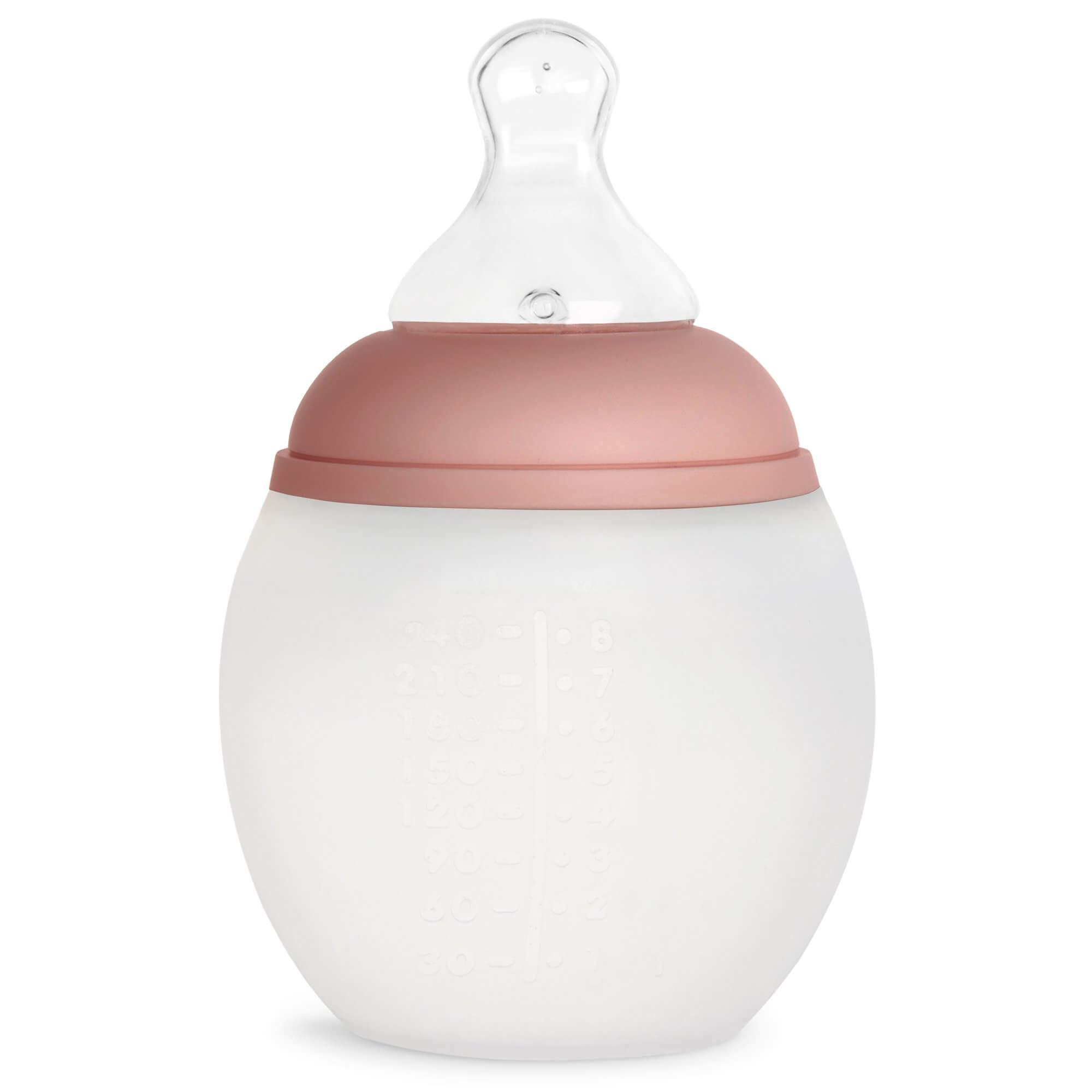 Biberon silicon 150 ml Elhée  - Coral