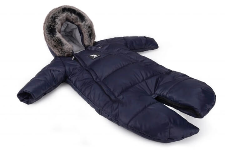 Salopeta 2 in 1 pentru carucior 0-6 luni Cottonmoose - Dark Blue