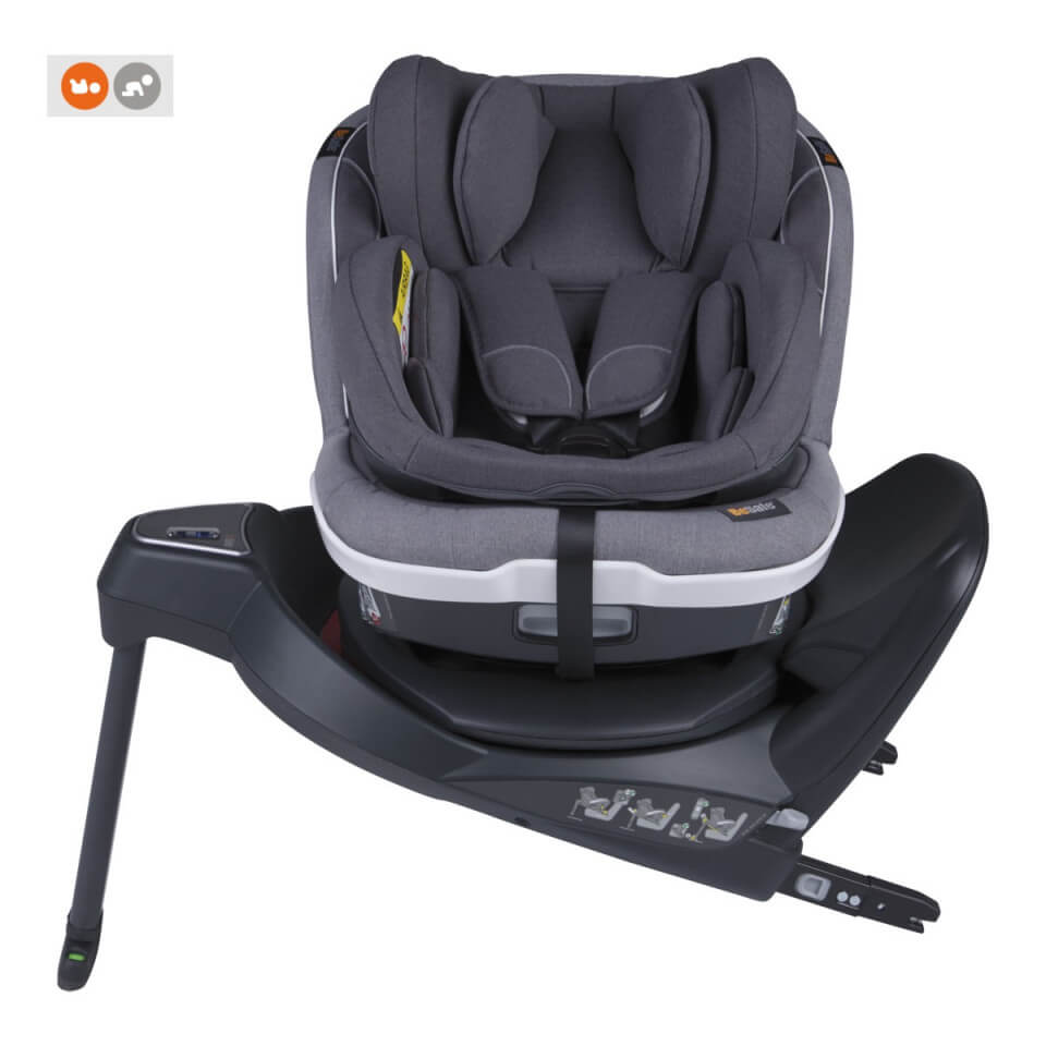 Scaun auto pentru copii BeSafe iZi Twist B i-Size 0-4 ani - Metallic Mélange