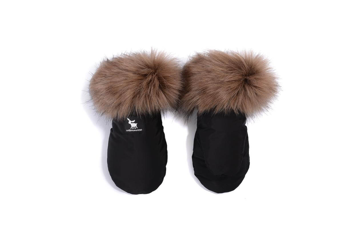 Manusi de iarna pentru carucior Cottonmoose - Black