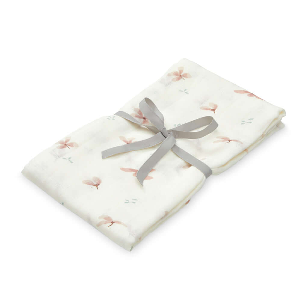 Swaddle din muselina Cam Cam - Windflower Creme