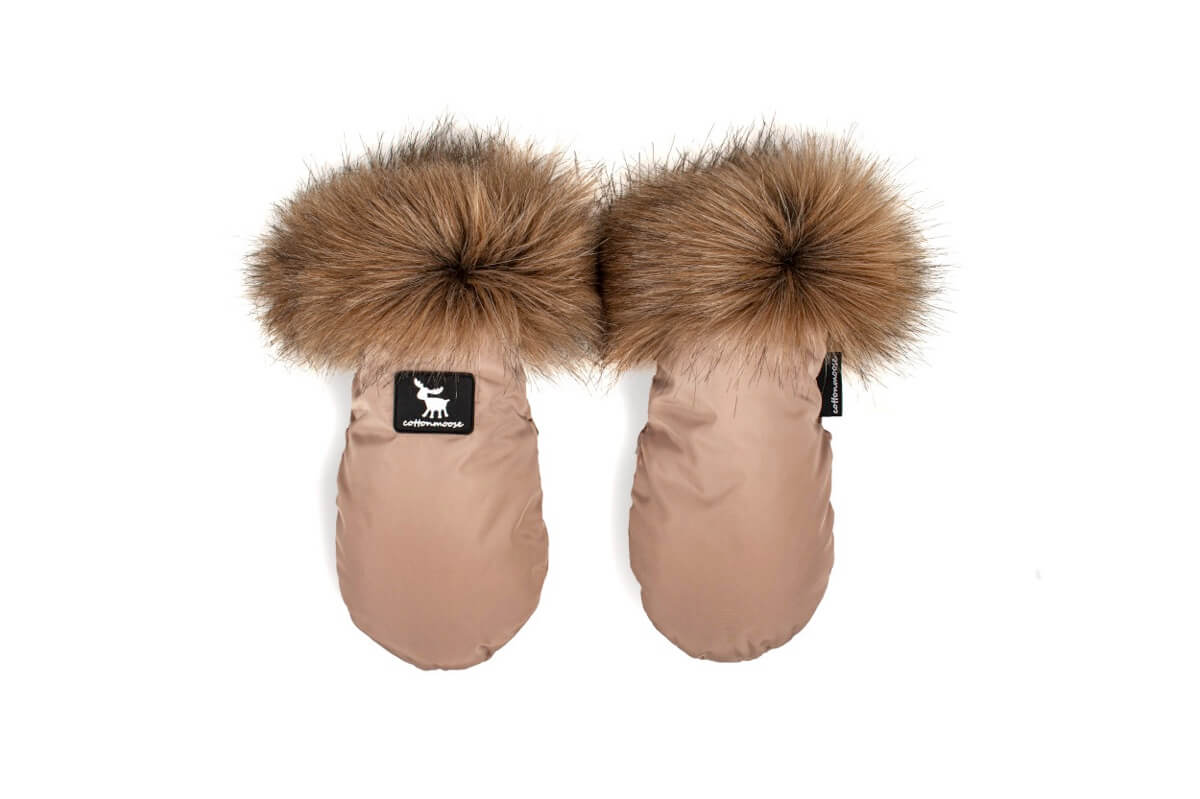 Manusi de iarna pentru carucior Cottonmoose – Camel