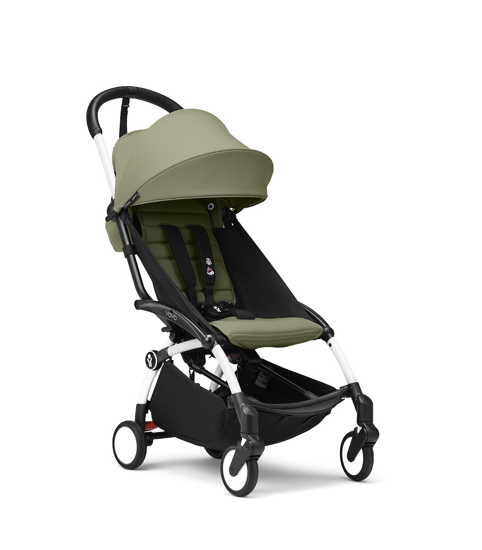 Carucior pentru copii Stokke® YOYO³ cadru alb 6 luni+
