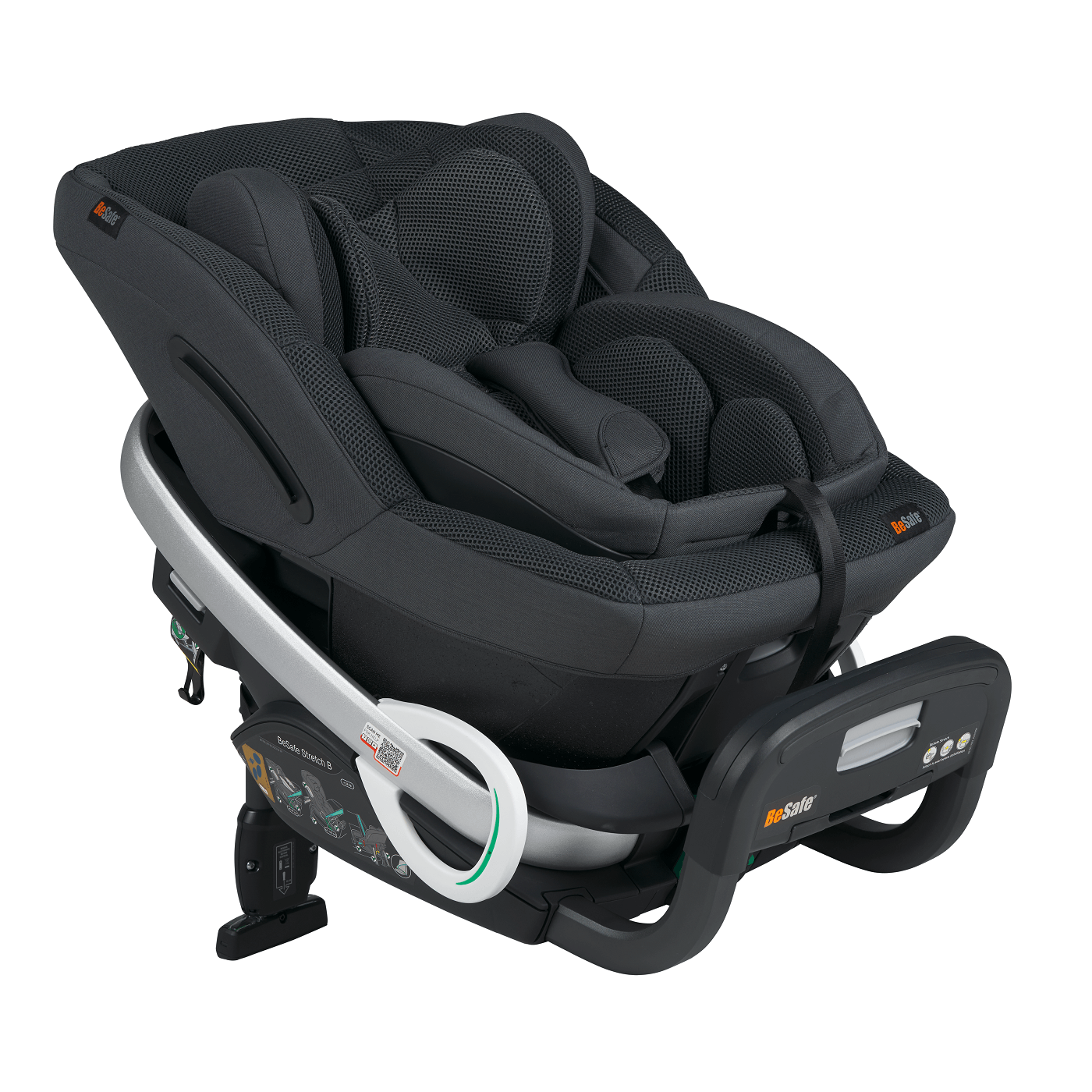Scaun auto pentru copii BeSafe Stretch B RF 0 luni-7 ani - Anthracite Mesh
